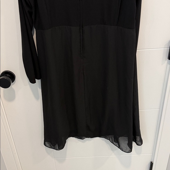 New Noir Black Long Sleeve Beaded Yoke Dress size 2X - Picture 9 of 10